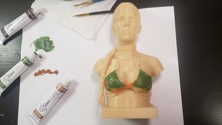 3D Print Slave Leia Painting - Part Trois (that's like Spanish for 3)