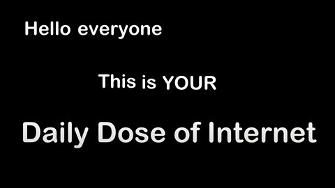 YDDOI - YOUR DAILY DOSE OF INTERNET