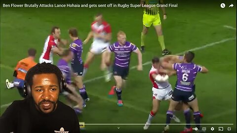 BEN FLOWER BRUTALLY ATTACKS LANCE HOHAIA IN RUGBY SUPER LEAGUE GRAND FINAL!!! | REACTION!!!