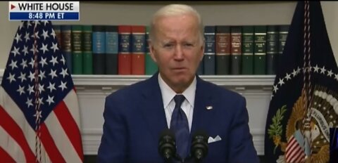 Biden asks God to bless the LOSS of innocent life