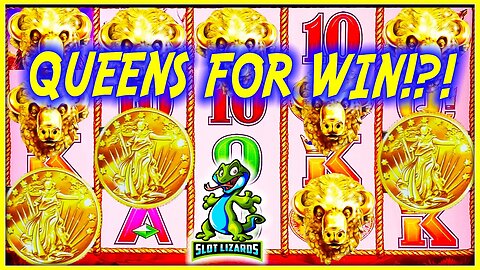 MULTIPLYING A QUEEN OF A BIG WIN!?! Buffalo Gold Slot Quest for 15 Gold Heads!