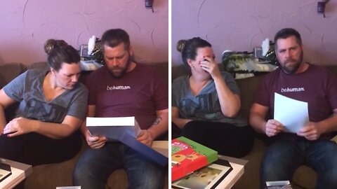 Girl Surprises Stepdad With Adoption Papers on Christmas Morning