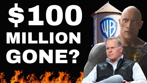 WOKE Media Claim BLACK ADAM LOST $100 Million, Warner Bros Says It BROKE EVEN! Here's the TRUTH