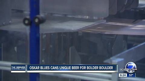 Oskar Blues cans beer for Bolder Boulder