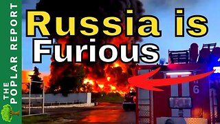 BREAKING: Ukraine DESTROYS Huge Russian Fuel Depot in Crimea | Level 4 Emergency