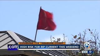 High risk for rip currents this weekend