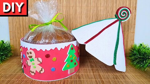 Festive DIY! Create a Unique EVA Panettone Holder in Just a Few Steps!