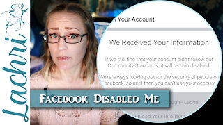 Why Facebook Disabled my Account - Now What?!