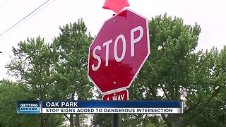 Stop signs added to dangerous intersection in