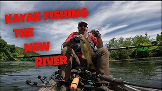 Kayak Fishing the New River in Virginia