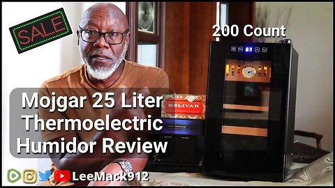 Mojgar 25L Humidor Product Review | #leemack912 (S09 E58)
