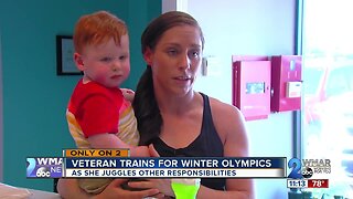 Veteran trains for winter olympics while juggling responsibilities