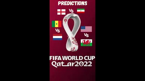 World Cup picks and predictions Round 1 Day2 #worldcup #qatar2022 #bettingtips #soccerpicks #shorts