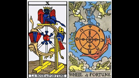 Rider-Waite Tarot Major Arcana: The Wheel