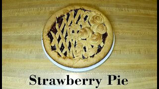 Strawberry Jam Pie Crostata Recipe And Pie Dough Recipe. Quick, Easy Homemade Strawberry Jam Pie
