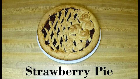 Strawberry Jam Pie Crostata Recipe And Pie Dough Recipe. Quick, Easy Homemade Strawberry Jam Pie