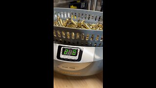 Ultrasonic rifle brass cleaning