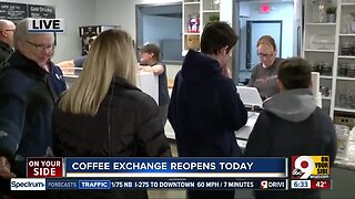 The Coffee Exchange reopens after fire