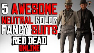 The Best Neutral Color Fancy Suits in Red Dead Online (Top 5 Outfits)
