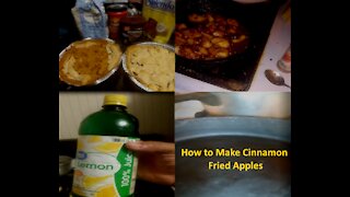 How to Make Cinnamon Fried Apples
