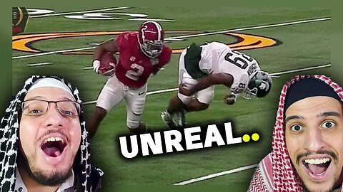 Arab Muslim Brothers React To Craziest "Get Off Me" Moments in College Football