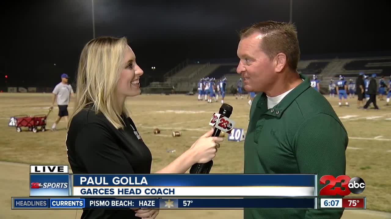 FNL live interview with Garces Coach Paul Golla
