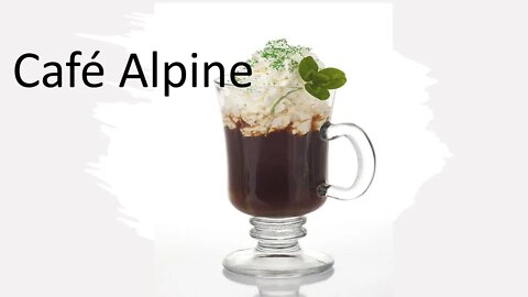 How to make your favorite Cafe Alpine drink at Home #shorts #coffee #coffeerecipe #peppermint