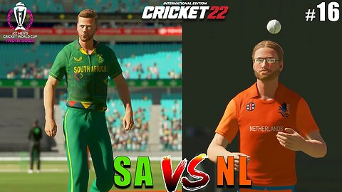 SOUTH AFRICA vs NETHER:ANDS - Match in India 😎 - Cricket 22 ODI World Cup 2023