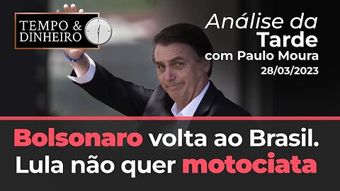 Bolsonaro volta ao Brasil. Lula não quer motociata.