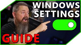 COOL Windows Settings you Should Change