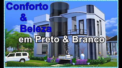 Moderninha em Preto e Branco- The Sims 4