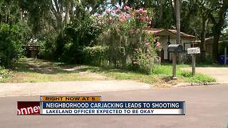 Armed carjacking suspect shot in officer-involved shooting in Lakeland