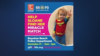 Boynton Beach police holding bone marrow registry drive for girl fighting cancer