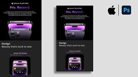 iPhone 14 pro max - Complete Photoshop Design - Tricks, tips & Hidden Features