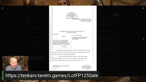 Zak S Lawsuit Against Gen Con Peter Adkison & Spouse Dismissed With Prejudice - Oh, And a Request