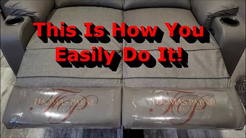 How To Easily Remove The Plastic From An RV Recliner Footrest