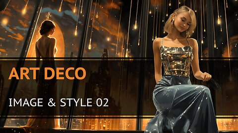 Art Deco - Adding Style to an Image in MidJourney 5.2 - Image & Style 02