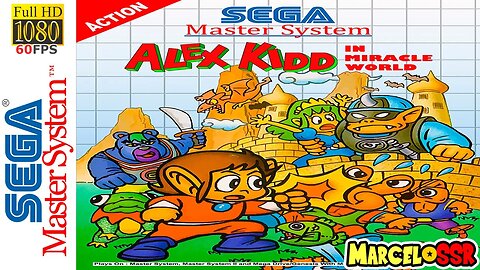 Alex Kidd in Miracle World (Master System) (Gameplay) (Playthrough)