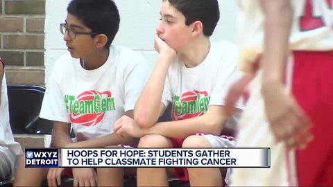 Bloomfield Hills students use basketball to rally around classmate fighting cancer