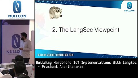 Building Hardened IoT Implementations With LangSec Prashant Anantharaman