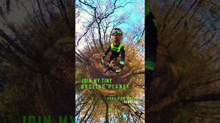 INSTA 360 X3 - My tiny cycling planet - SUBSCRIBE - #shorts