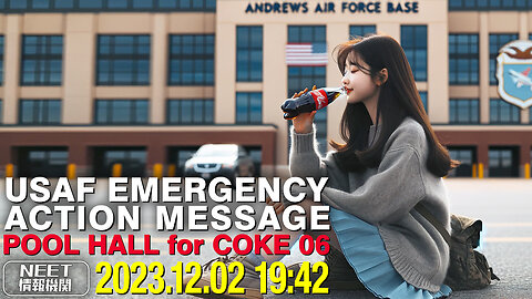 US Military Radio | Emergency Action Message | POOL HALL FOR COKE 06 | Dec 02 2023
