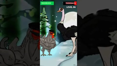 taguro vs ostrich level 86 , how many punches taguro need ? || full videos on the channel