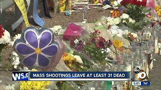 Mass shootings leave at least 31 dead