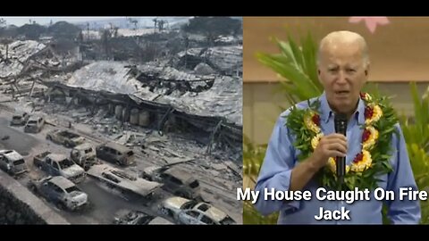 Biden's Heartless & Indifferent Visit In Hawaii Compares Wildfires To His House Catching On Fire