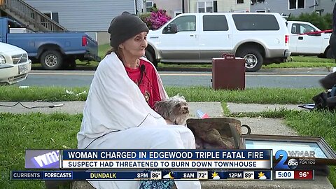 Woman charged in Edgewood triple fatal fire