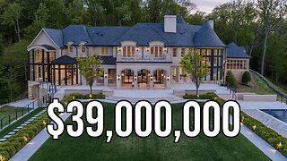 $39,000,000 French Granite Cliff Mansion | Mansion Tour