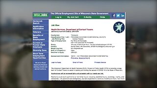 Wisconsin DHS hiring contact tracers to track the spread of COVID-19