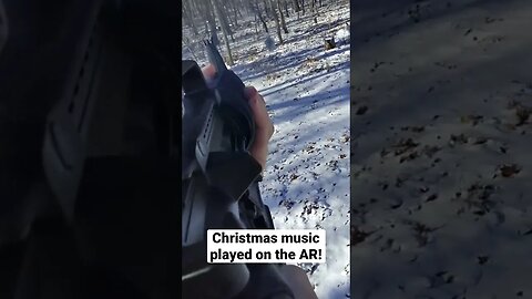We wish you a Merry Christmas played on the AR15.