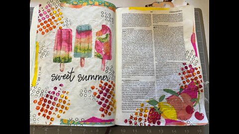 Let's Bible Journal Jeremiah 40 (from Lovely Lavender Wishes)